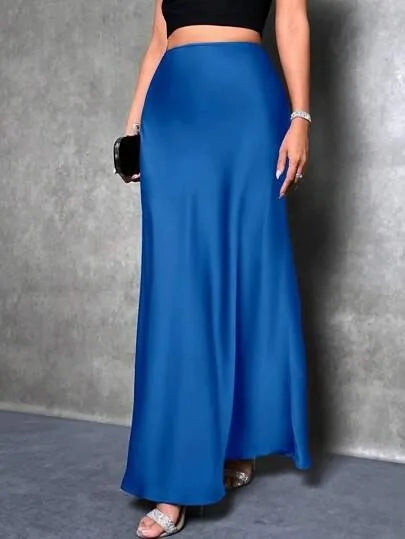 Dian Women’s Satin Maxi Skirt for Effortless Everyday Elegance