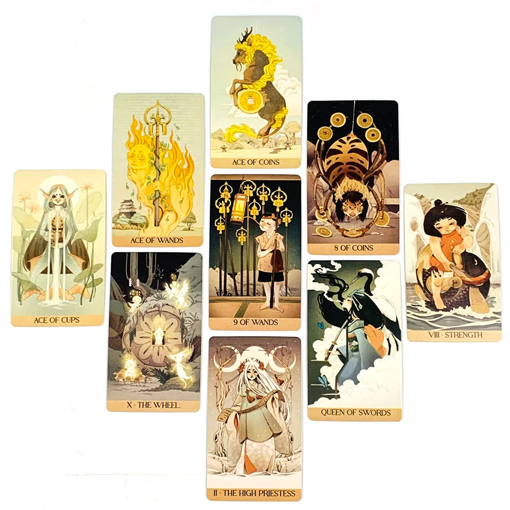 High-Quality 78-Card Tarot Deck – Classic Divination & Prediction Cards for Beginners & Gifts