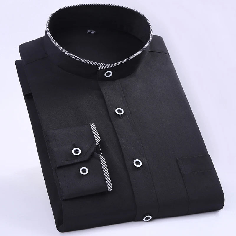 Men’s Classic Long-Sleeve Dress Shirt