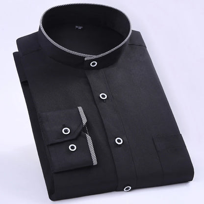 Men’s Classic Long-Sleeve Dress Shirt