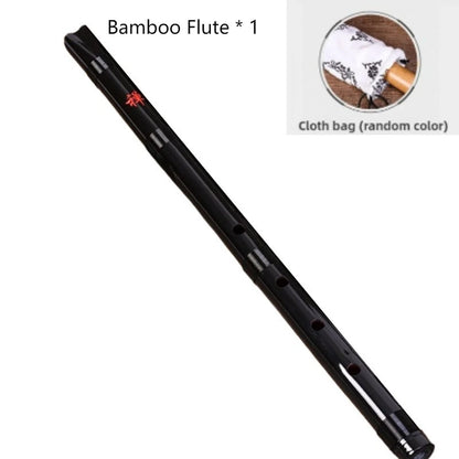 OLOMM Professional-Style Bamboo Flute – Portable Traditional Wind Instrument