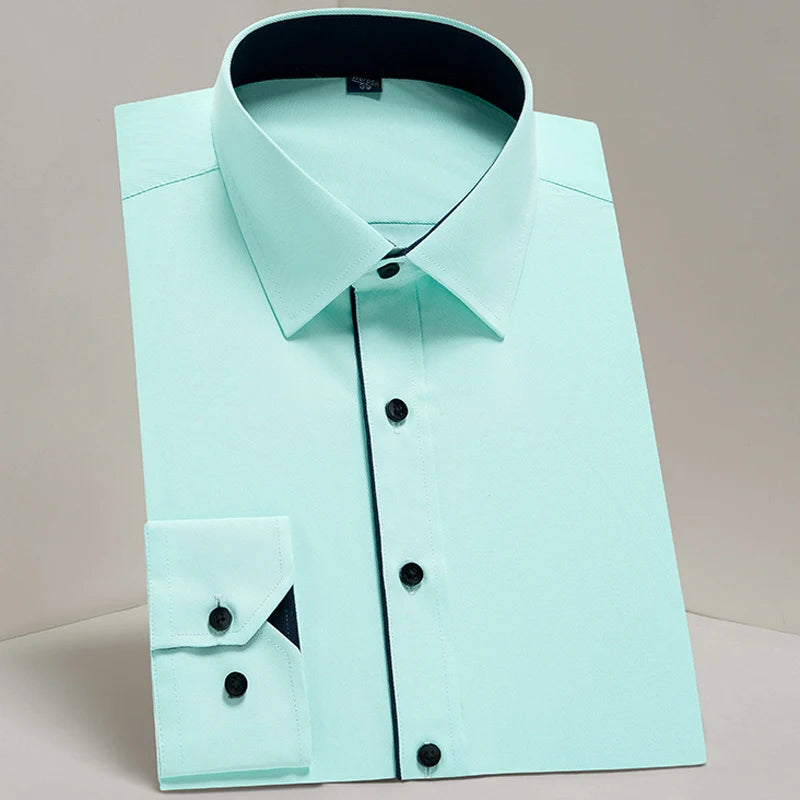 Men’s Classic Long-Sleeve Dress Shirt