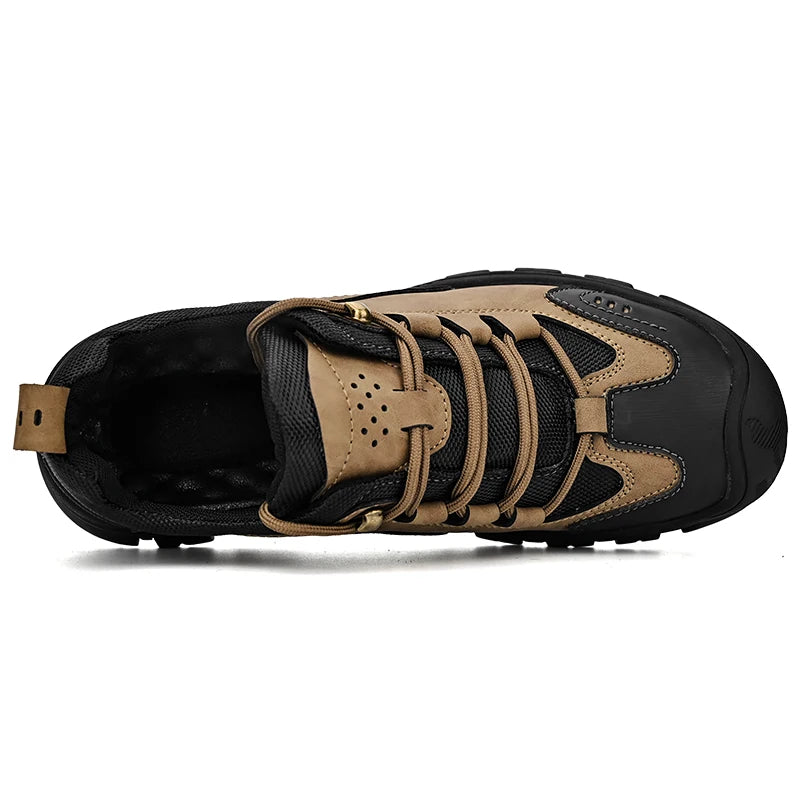 HIKEUP Men’s Waterproof Trekking Sneakers for Outdoor Comfort and Everyday Use