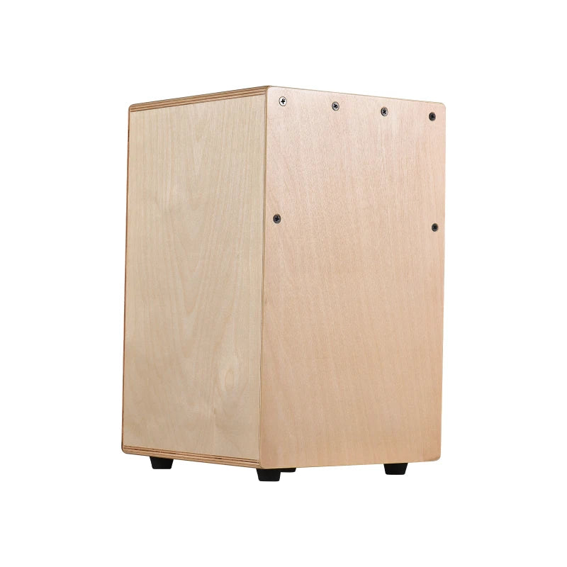 Birch Cajón Box Drum – Wooden Sitting Percussion Drum for Beginners & Travel Musicians