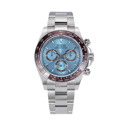 Sugess Panda Automatic Chronograph Watch – Mechanical Racing-Inspired Timepiece