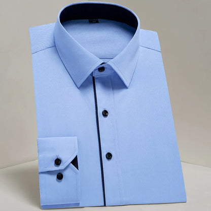Men’s Classic Long-Sleeve Dress Shirt