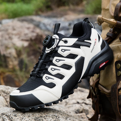 HIKEUP Suede Leather Hiking Shoes for Durable Outdoor Performance