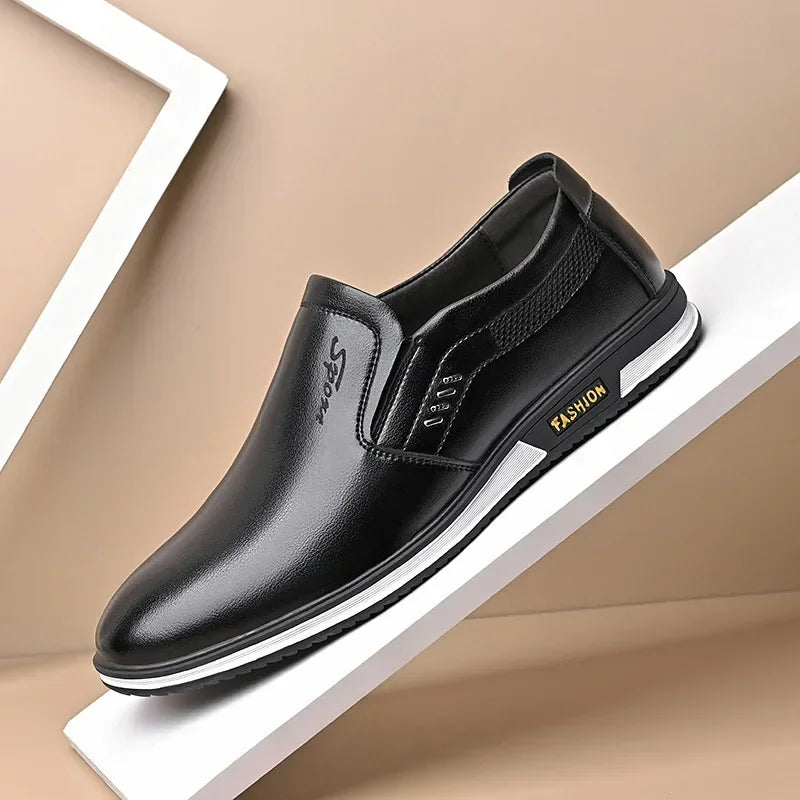 YBQJOO Classic Men's Moccasin Loafers – Refined Smart-Casual Slip-On Footwear