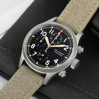 Militado VK61 VK67 Military Chronograph Watch for Men – Rugged Stainless Steel Sports Watch