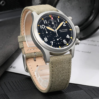 Militado VK61 VK67 Military Chronograph Watch for Men – Rugged Stainless Steel Sports Watch