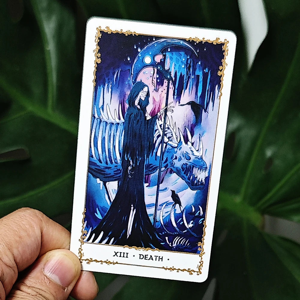 Silent Desolate Tarot Deck – 78 Card Rider-Style Divination Set
