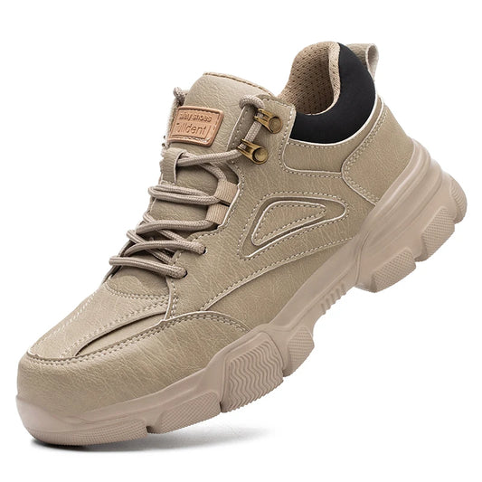 TULLDENT Steel Toe Work Shoes for Men – Durable Protective Industrial Footwear