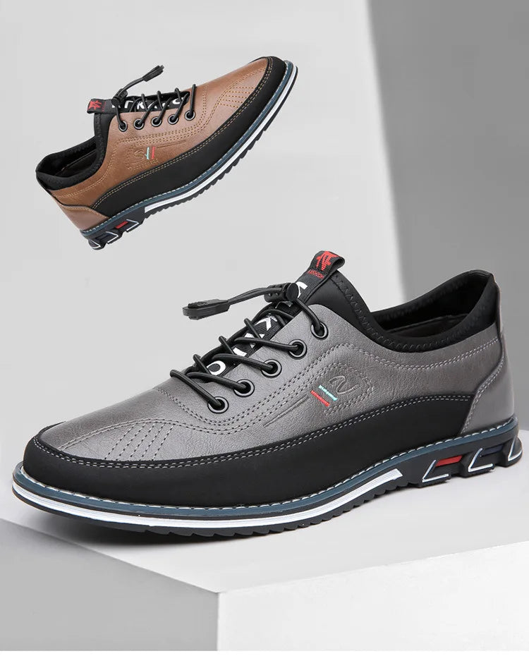 Men’s Leather Casual Board Shoes for Smart Casual & Everyday Wear