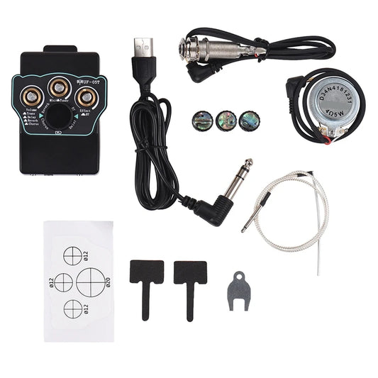Acoustic Guitar Pickup with 3-Band EQ for Amplification & Live Performance