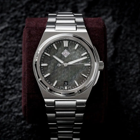 IX&DAO Warrior 37mm Automatic Watch – Miyota 9015 Sapphire Crystal Stainless Steel Timepiece