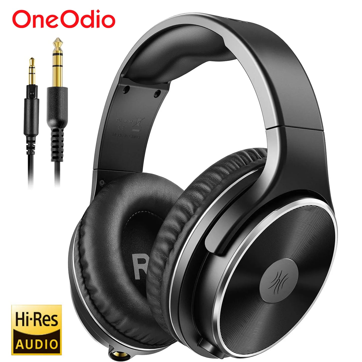 Oneodio Studio HiFi 3.5/6.35mm Professional Wired Monitor Over-Ear Headphones