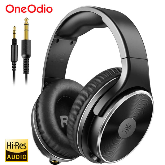 Oneodio Studio HiFi 3.5/6.35mm Professional Wired Monitor Over-Ear Headphones