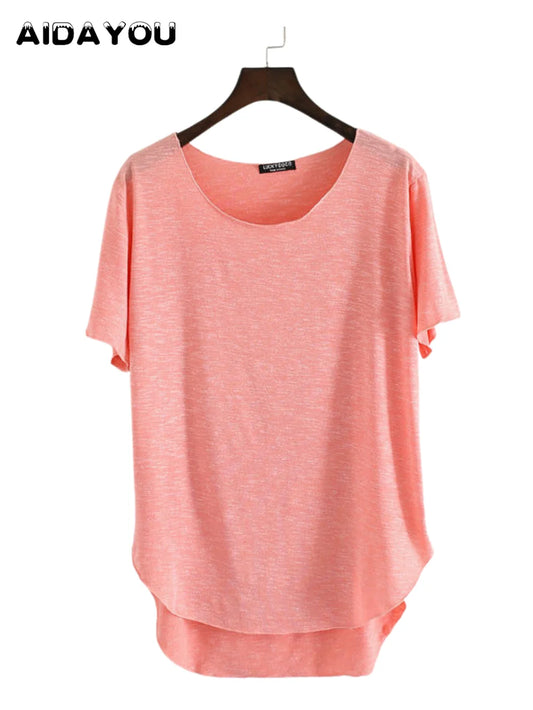 AIDAYOU Women’s Bamboo Round Neck T-Shirt for Cooling Comfort & Everyday Wear