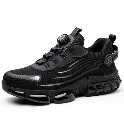 LEOSOXS Lightweight Safety Work Shoes – Steel Toe Industrial Sneakers