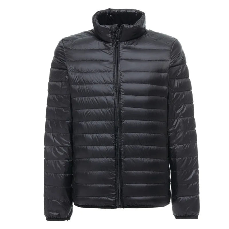 QUANBO Men’s Lightweight Packable Puffer Jacket for Travel, Daily Wear & Cold Weather