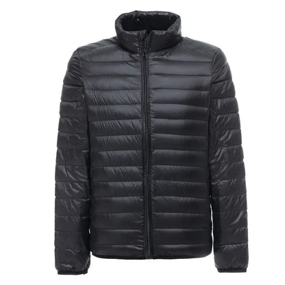 QUANBO Men’s Lightweight Packable Puffer Jacket for Travel, Daily Wear & Cold Weather