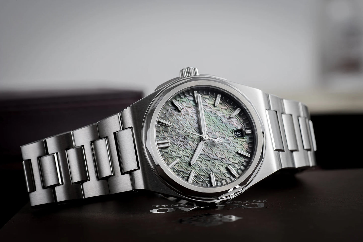 IX&DAO Warrior 37mm Automatic Watch – Miyota 9015 Sapphire Crystal Stainless Steel Timepiece