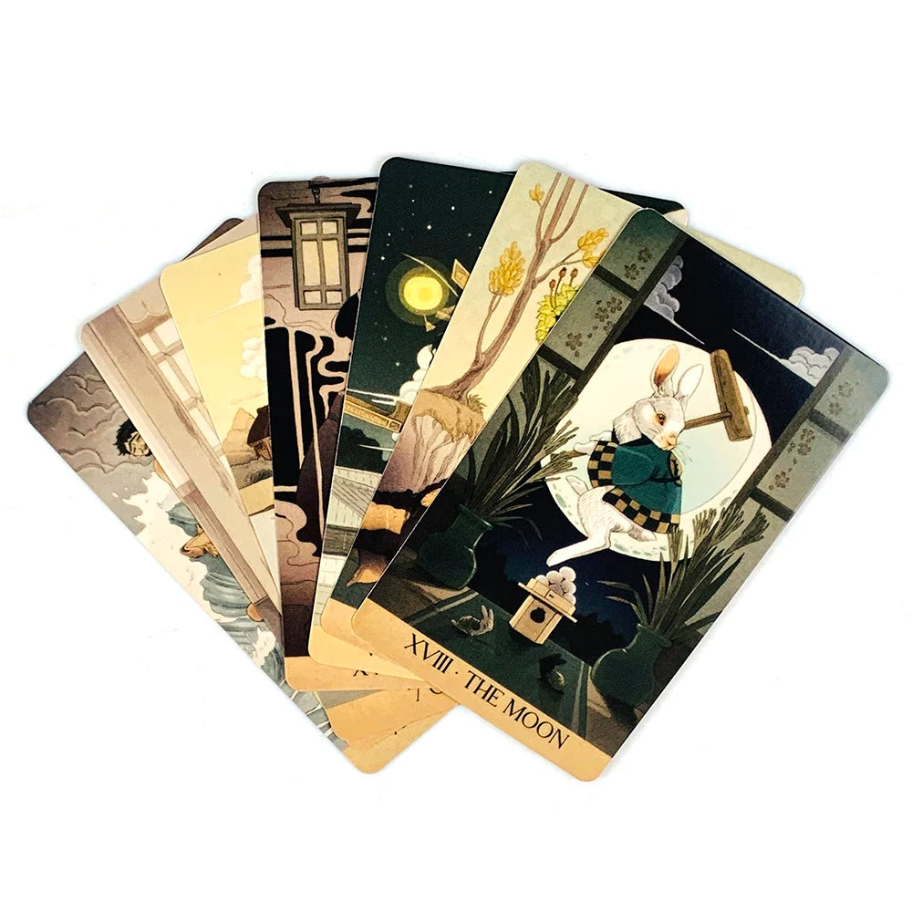 High-Quality 78-Card Tarot Deck – Classic Divination & Prediction Cards for Beginners & Gifts