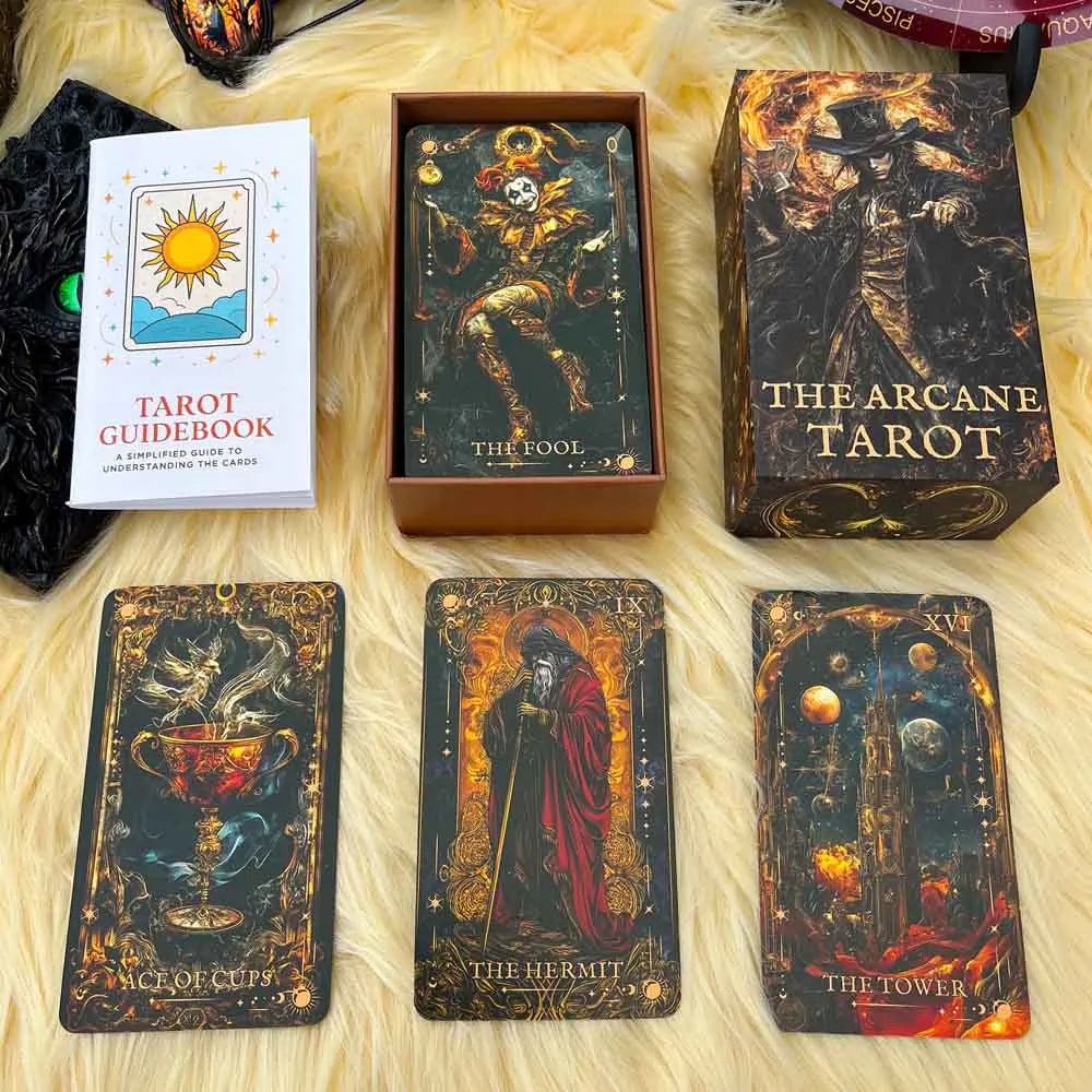 Magic Arcana Tarot Deck – 78 Card Divination Set