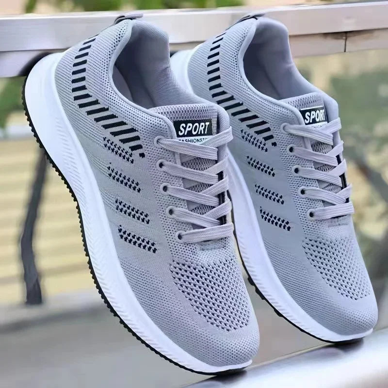 DUTRIEUX Men's Lightweight Lifestyle Sneakers – Breathable Everyday Movement Shoes