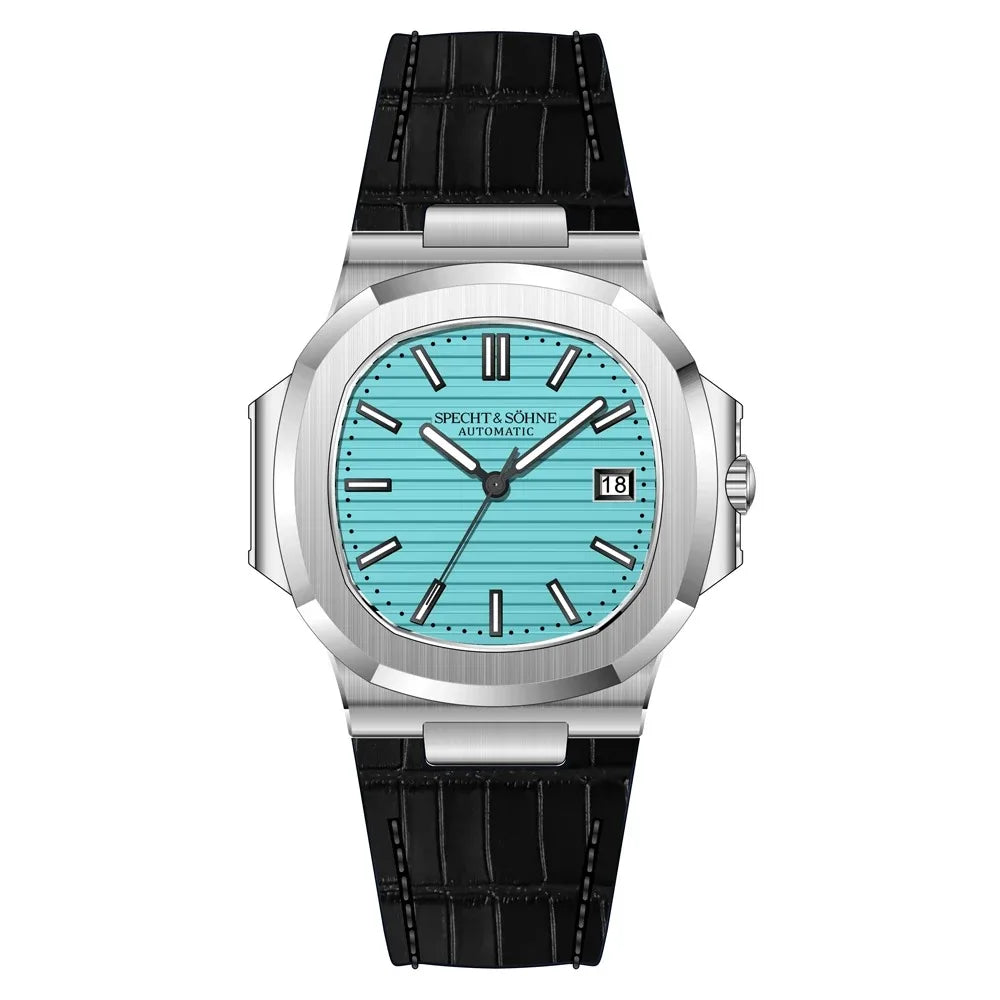 Specht & Sohne Rose Gold Automatic Watch for Men – Luxury Sports Stainless Steel Timepiece