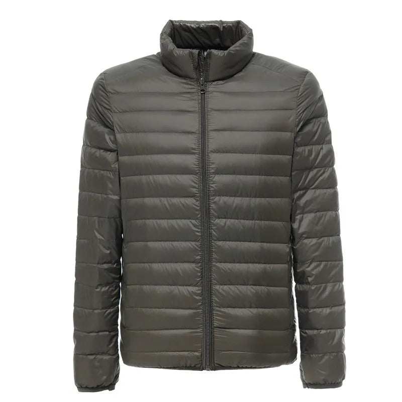 QUANBO Men’s Lightweight Packable Puffer Jacket for Travel, Daily Wear & Cold Weather
