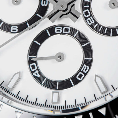 Sugess Panda Automatic Chronograph Watch – Mechanical Racing-Inspired Timepiece