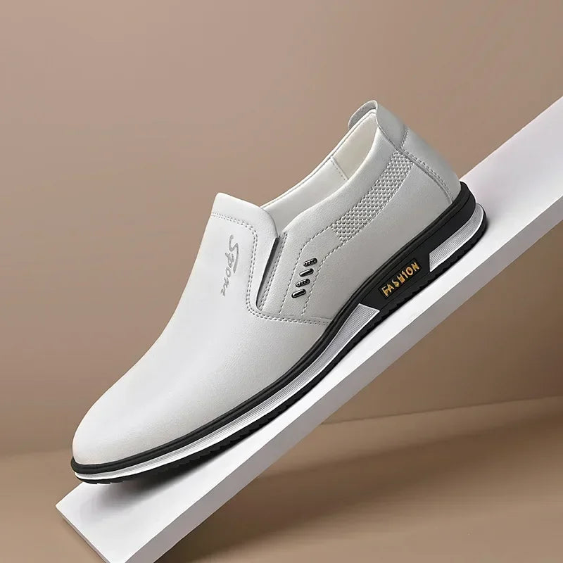 YBQJOO Classic Men's Moccasin Loafers – Refined Smart-Casual Slip-On Footwear