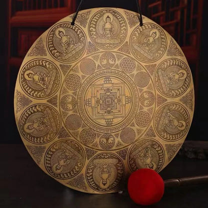 Handcrafted Nepal Brass Gong – Meditation & Sound Therapy Cymbal