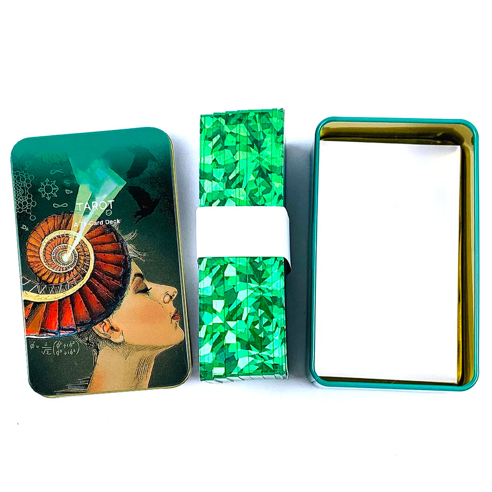 78-Card Tarot Deck – Tin Box Divination Set