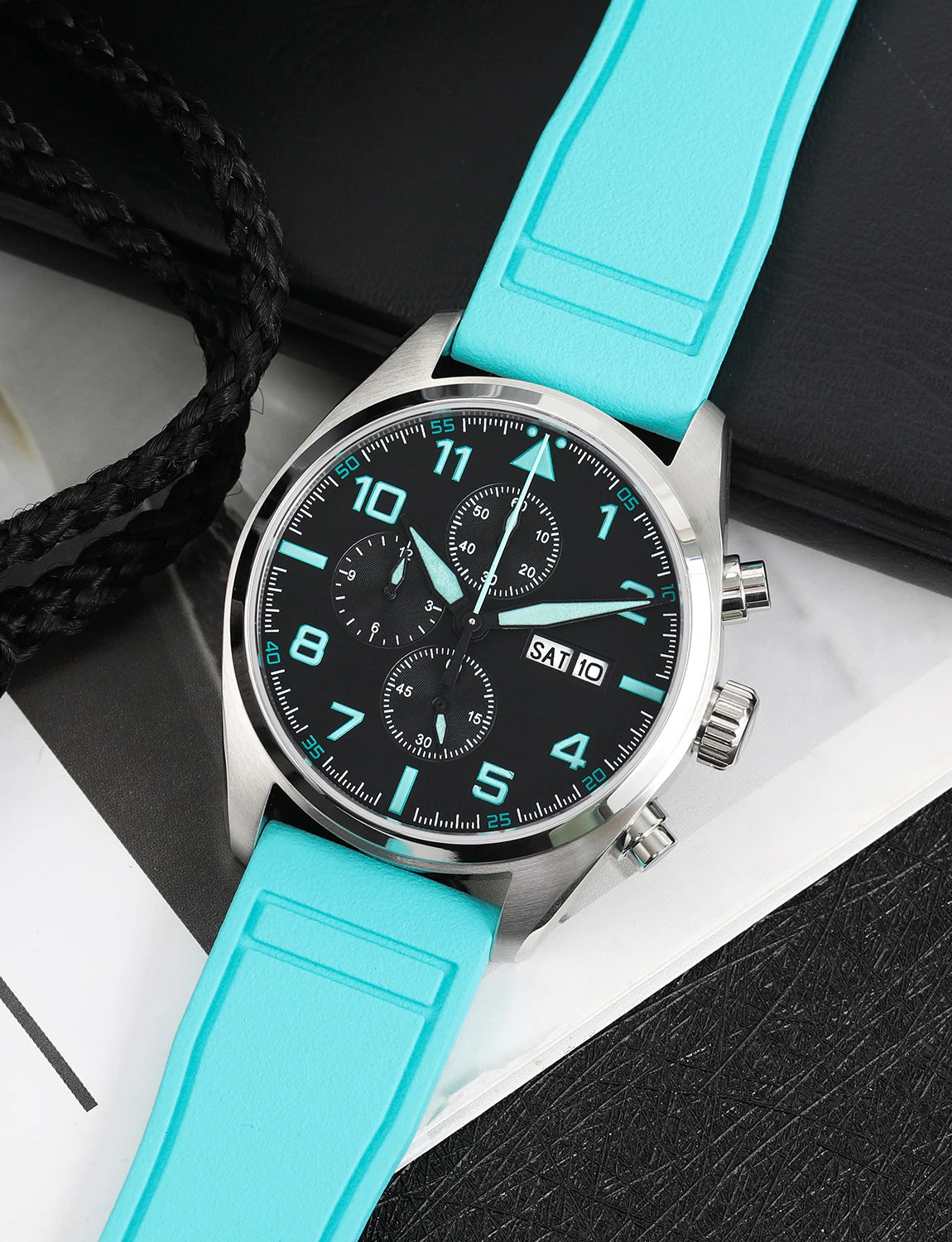 Militado ML04 Minimal Tactical Quartz Watch – 100M Waterproof Everyday Field Watch