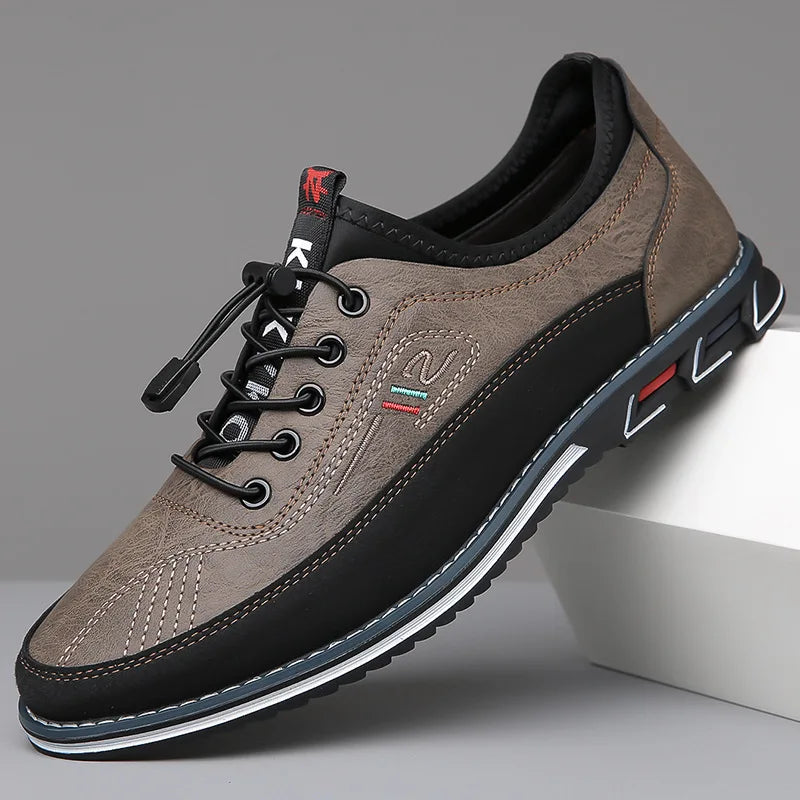 Men’s Leather Casual Board Shoes for Smart Casual & Everyday Wear