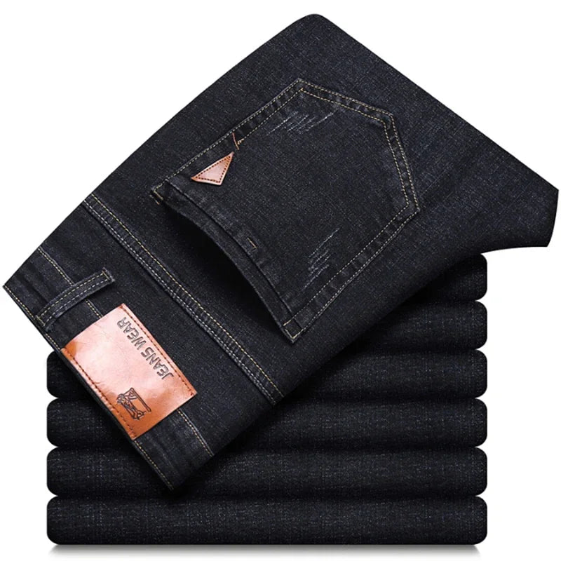 Men’s Slim Straight Stretch Jeans for Everyday & Smart Casual Wear