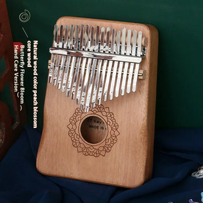 17-Key Kalimba Thumb Piano for Portable Music & Beginner Learning