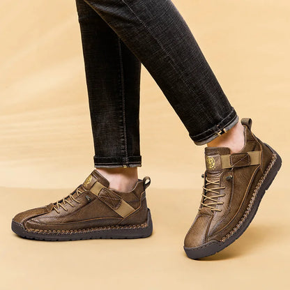 CLOHOO Men’s High-Top Suede Boots for Hiking, Walking & Everyday Support