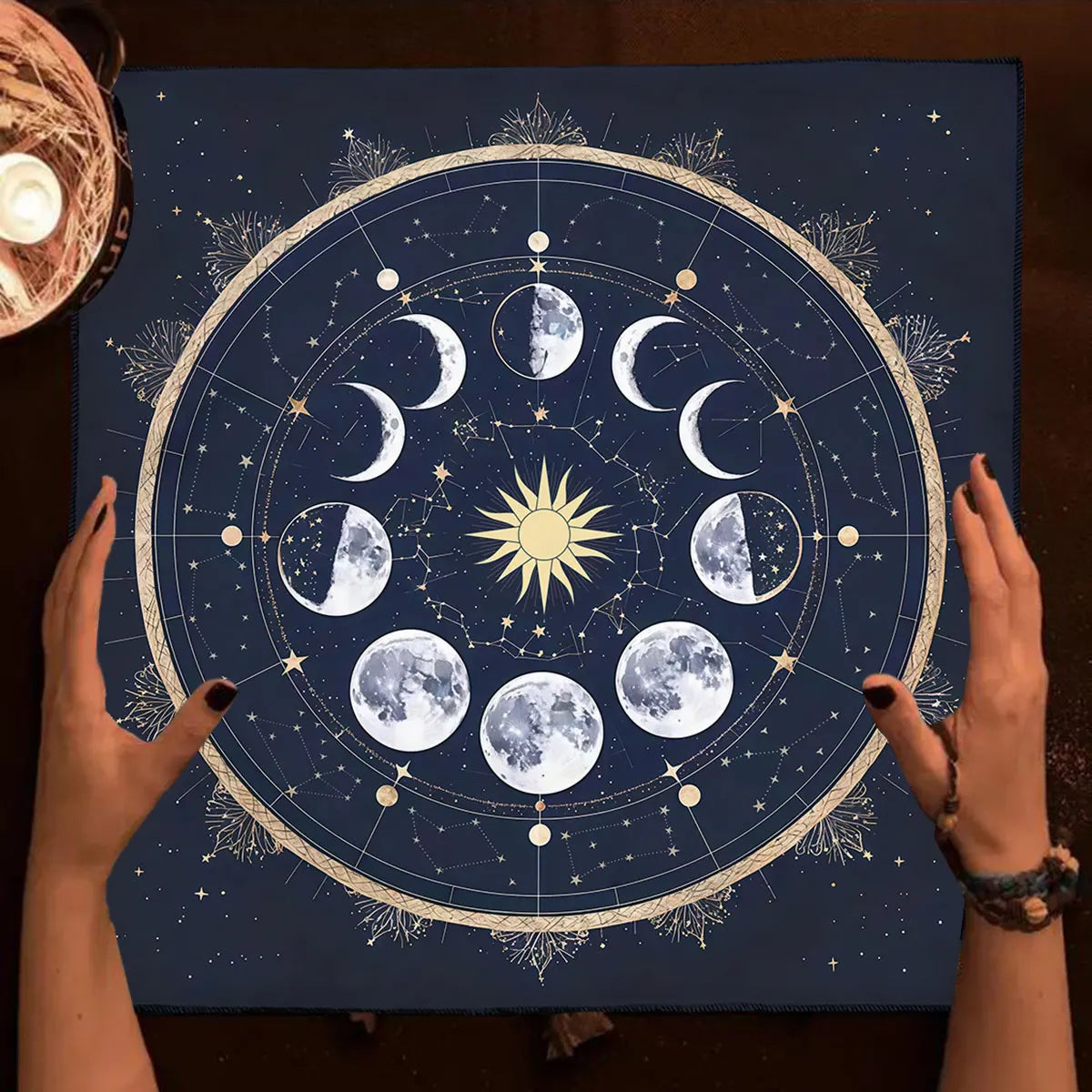 Mystical Tarot Constellation Altar Cloth