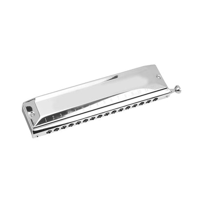16-Hole Chromatic Harmonica (64 Tones) for Full-Range Musical Expression