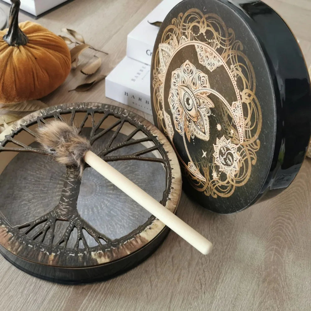 Handmade Frame Drum for Rhythm, Meditation & Percussion
