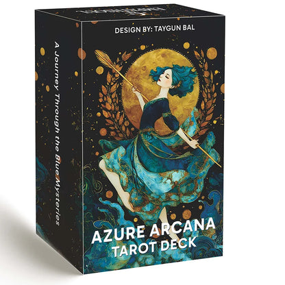 Azure Arcana Tarot Deck – 78 Card Divination Set