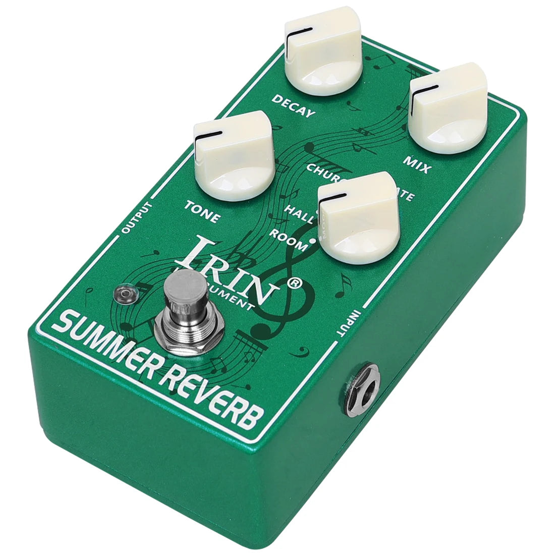 IRIN XS-05 SUMMER REVERB Effect Pedal XS-06 WINTER DELAY Effect Pedal with Anti-slip Pad Plucked Instrument Accessories