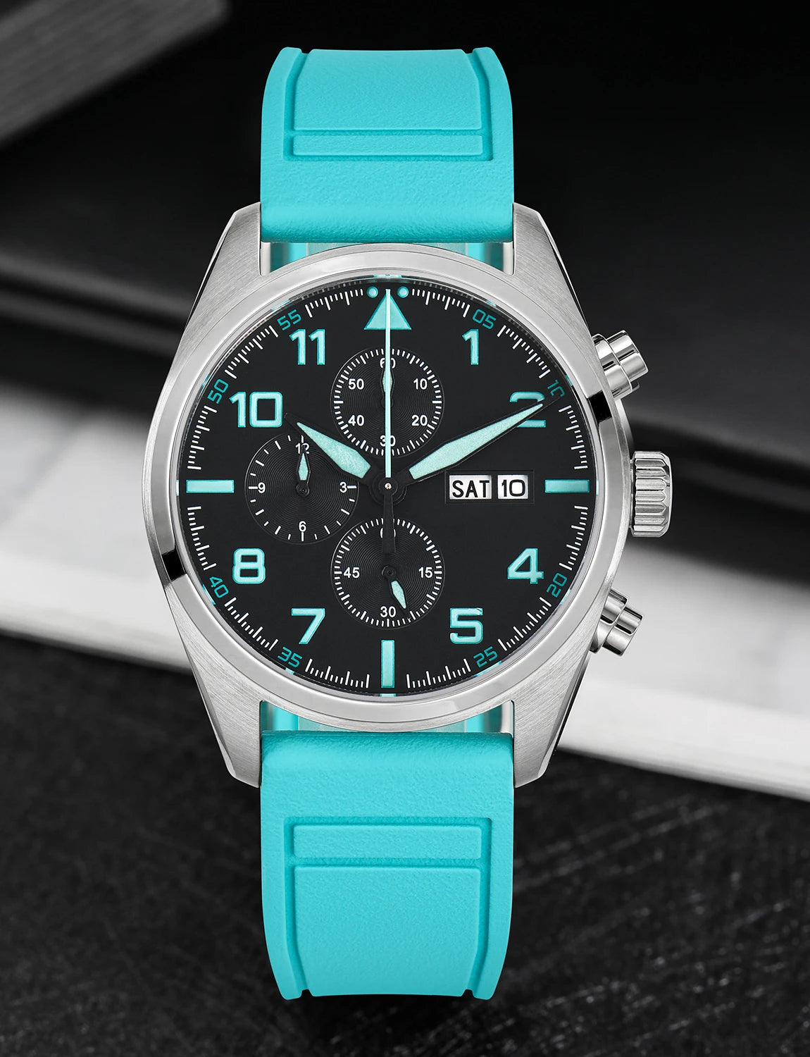 Militado ML04 Minimal Tactical Quartz Watch – 100M Waterproof Everyday Field Watch
