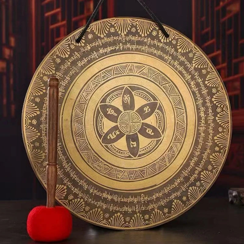 Handcrafted Nepal Brass Gong – Meditation & Sound Therapy Cymbal