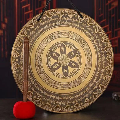 Handcrafted Nepal Brass Gong – Meditation & Sound Therapy Cymbal