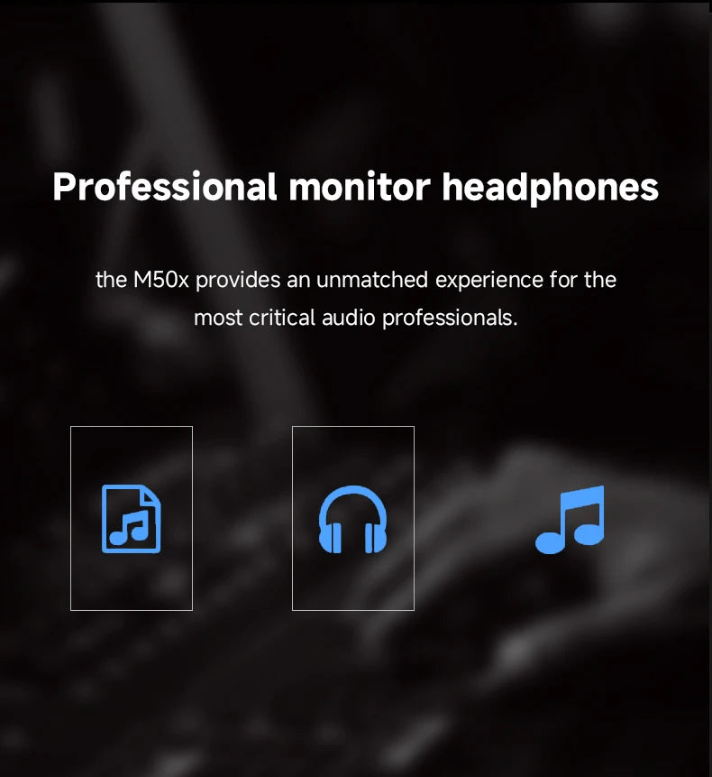 Ath M50x Professional Studio Monitor Headphone