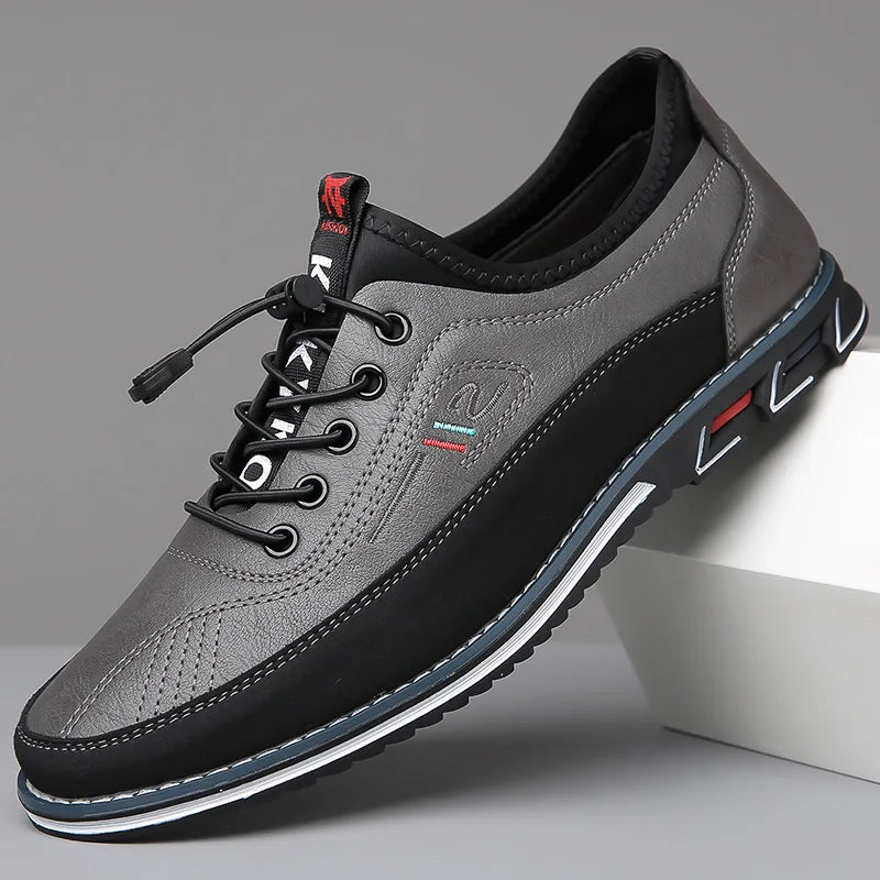 Men’s Leather Casual Board Shoes for Smart Casual & Everyday Wear